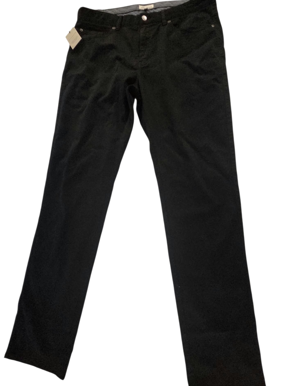 Peter Millar Black Straight-Leg Chinos - Classic Five-Pocket